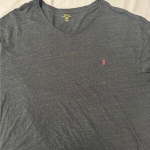 Polo by Ralph Lauren Charcoal V-Neck Tee size 4XLT